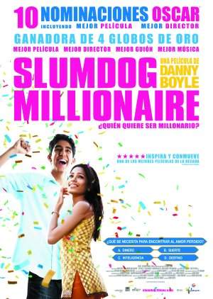 Cartel de Slumdog millionaire ¿Quién quiere ser millonario?